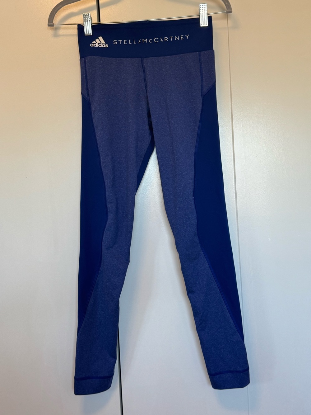 Adidas by Stella McCartney Blue Climalite performance Leggings Size XS